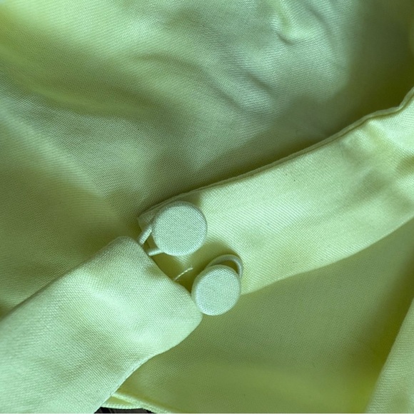 NWOT For Love And Lemons Rana Cross Front Crop Top in Yellow - Picture 5 of 10